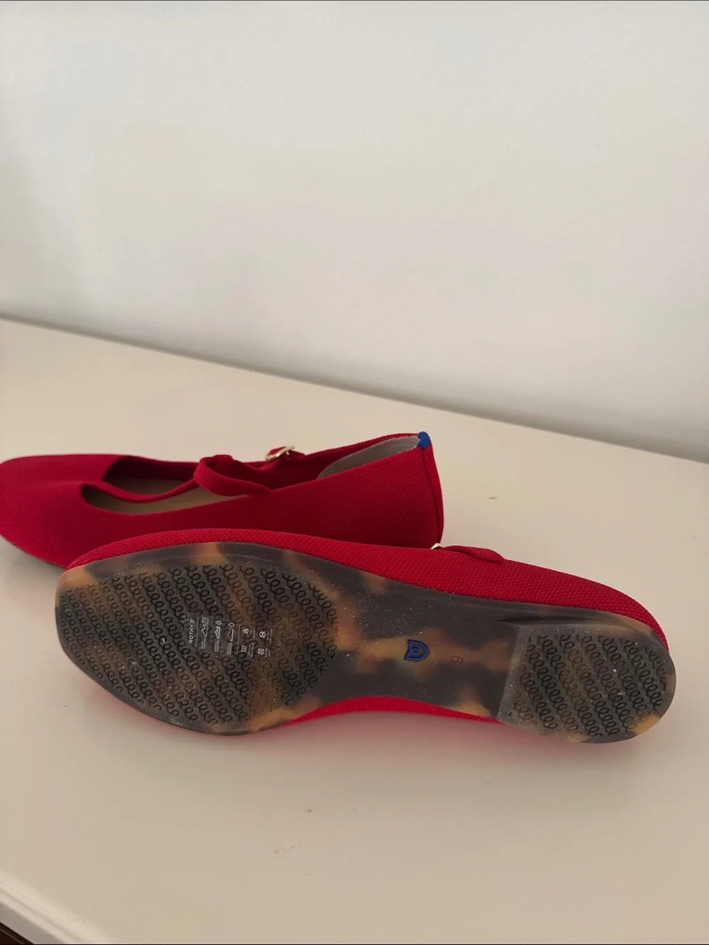 Rothy's Red T-Strap Flats - Picture 11 of 14